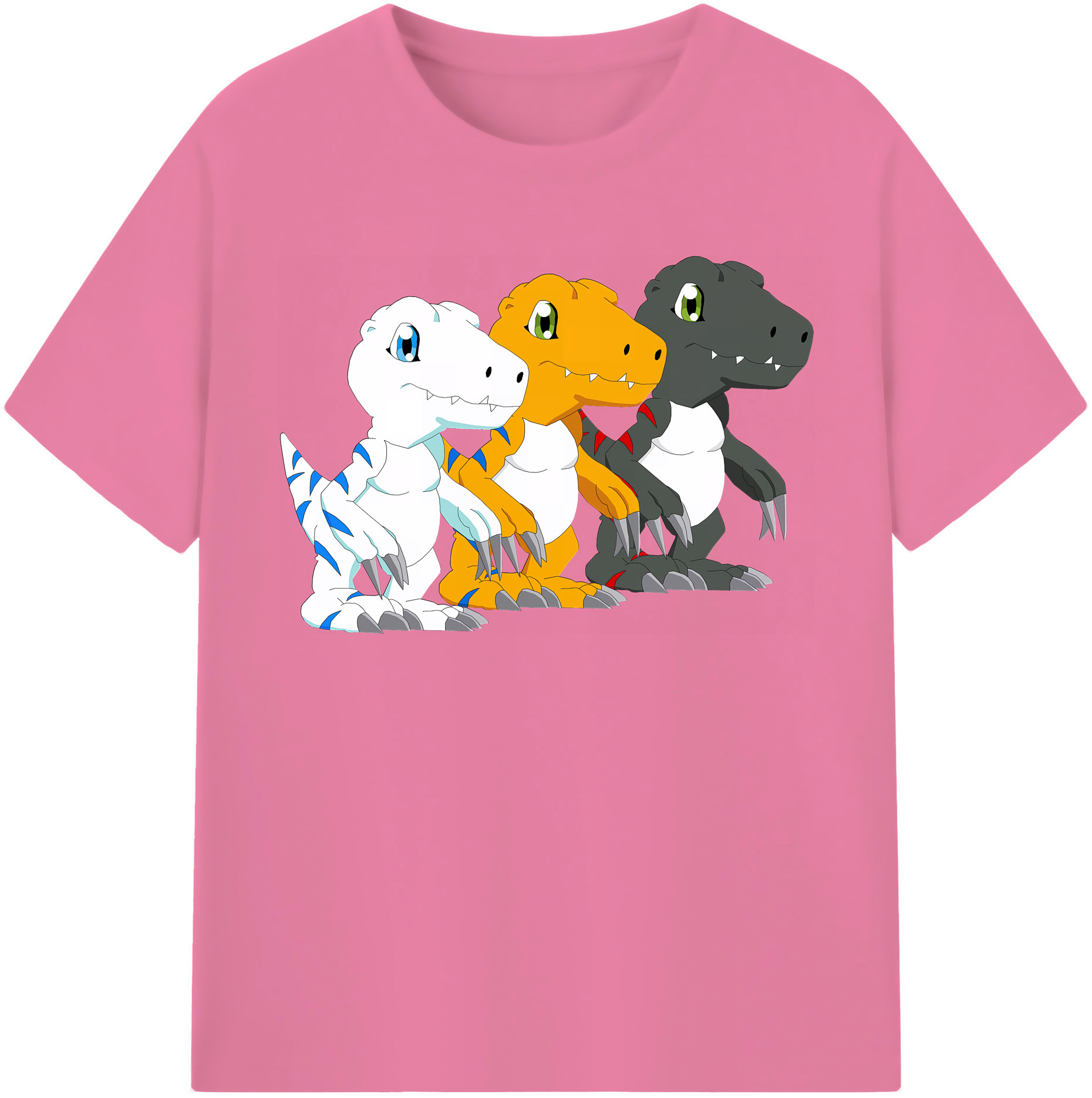 （画像用） Digimon デジタルモンスター/デジモン 綿100％半袖Tシャツ（フロントプリント）